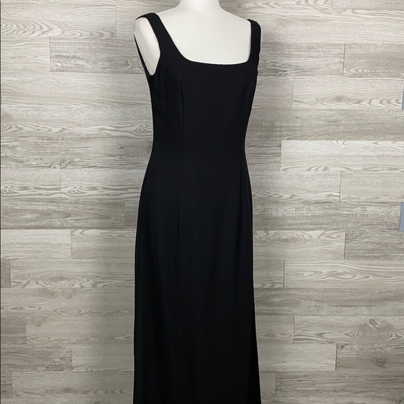 Dave & Jonny Black Square Neckline Cocktail Dress - Picture 1 of 9